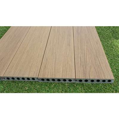 Capped recycled new technique durable layer co-extrusion decking wpc deck